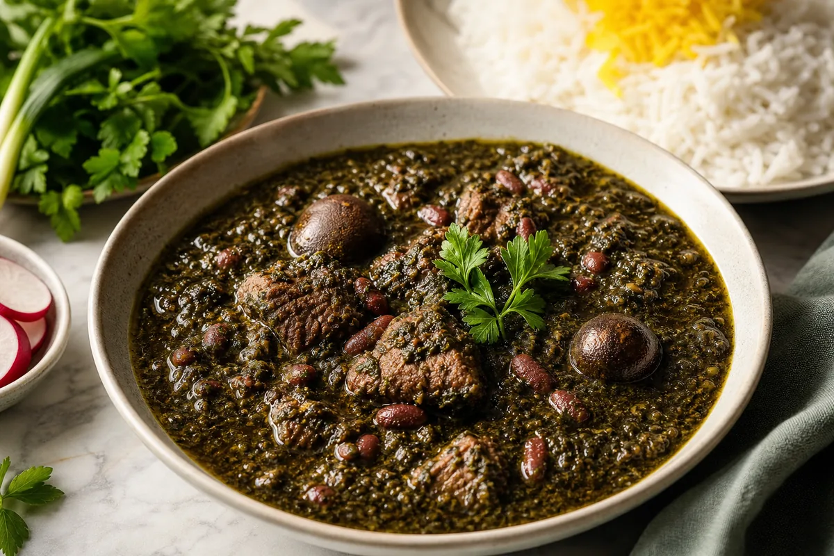 قورمه‌سبزی